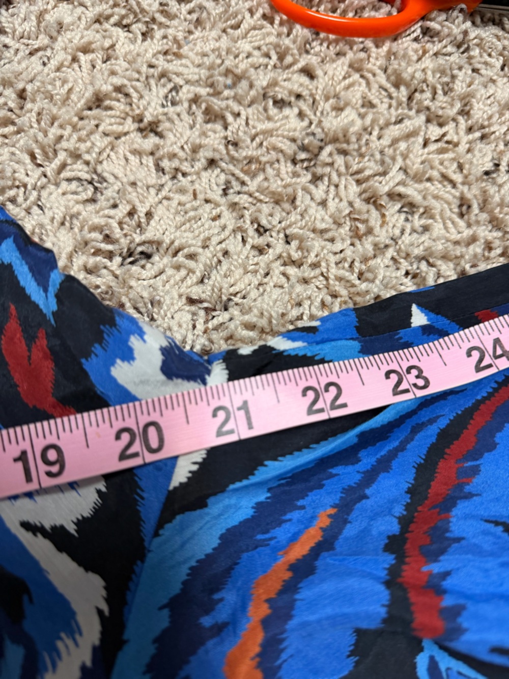 Farm Rio Blue Toucan Scarf Mini Dress Size Large - Picture 12 of 13